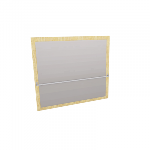 Specchio lungo con asta Quadro