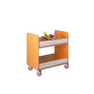 Carrello porta colori con vassoio estraibile