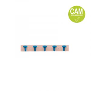 Fascia appendiabiti faggio 5 ps