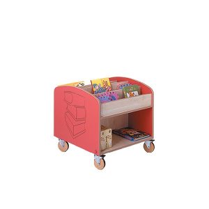 Carrello porta libri
