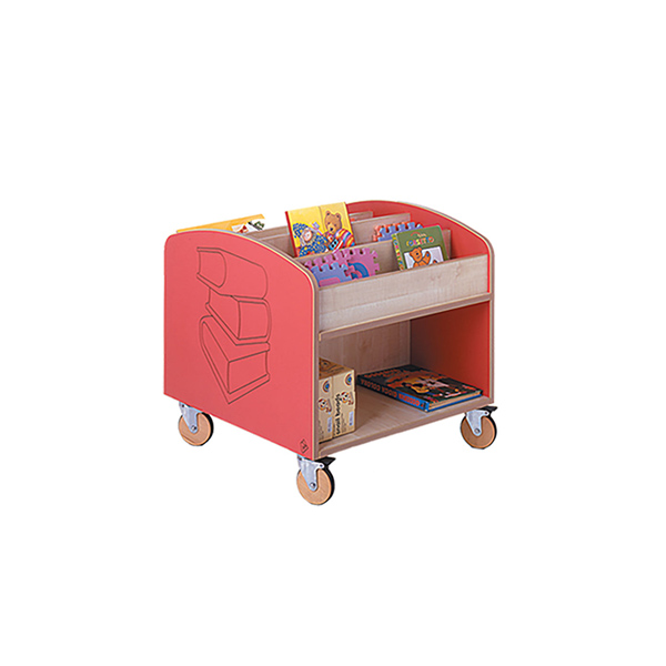 Produzione E Vendita Di Carrello Porta Libri Per Asilo Nido Scuola 