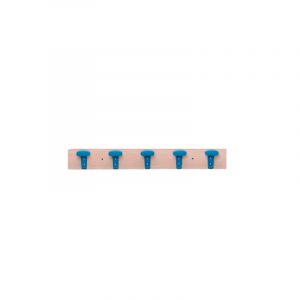 Fascia appendiabiti faggio 5 ps