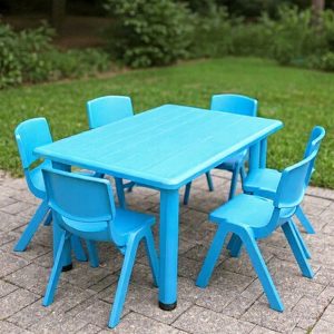 Tavolo outdoor Elsa rettangolare materna