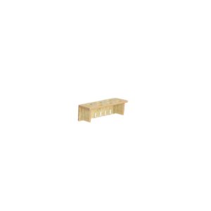 Mensola appendiabiti 6 ps con fori porta bicchieri Quadro