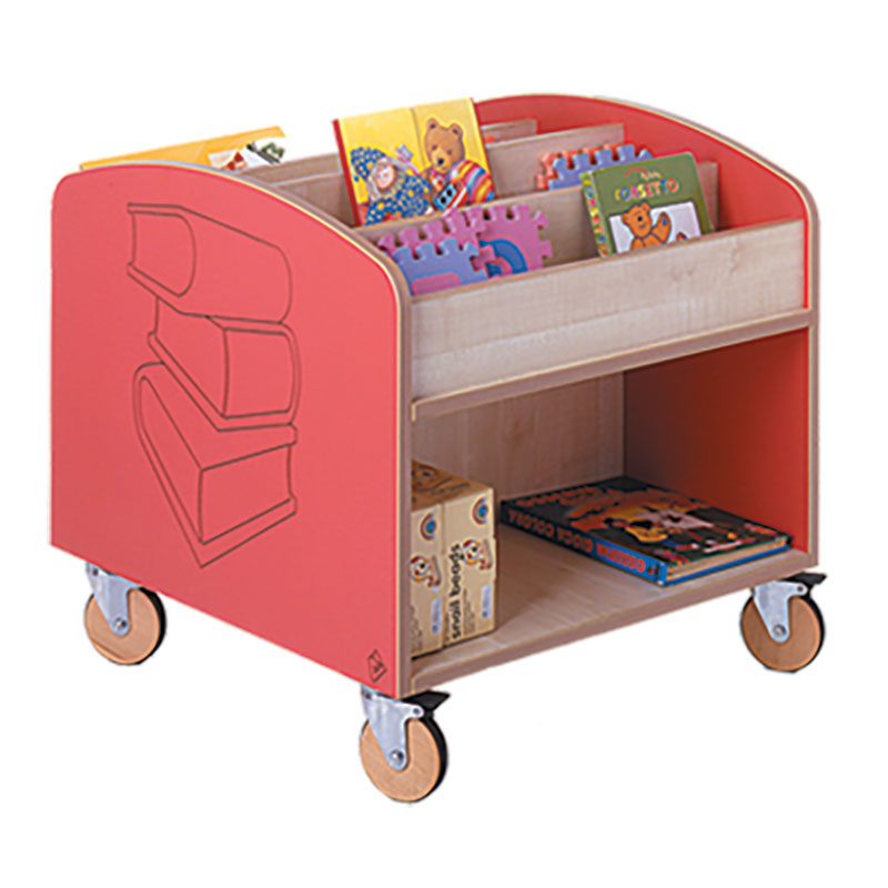 Scaffale Mobile Portatile Per Scrivania, Carrello Porta Libri A 3/4 Livelli Con Rotelle, Organizzatore Per Cucina, Lavanderia O Aula