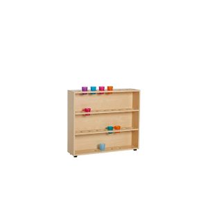 Mobile scaffale porta-bicchieri con 28 fori Quadro