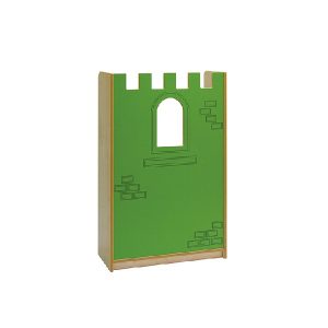 Mobile divisorio castello con finestra senza ripiani