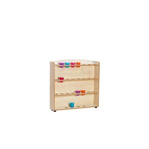 Mobile scaffale porta-bicchieri con 28 fori