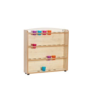 Mobile scaffale porta-bicchieri con 28 fori