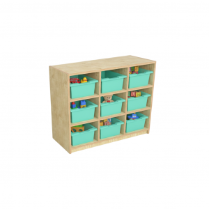 Mobile casellario 9 vani per vaschette Quadro