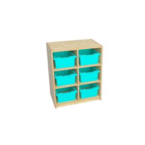 Mobile casellario 6 vani per vaschette Quadro