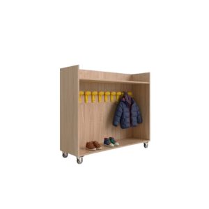 Carrello spogliatoio bi-facciale 18 ps Quadro